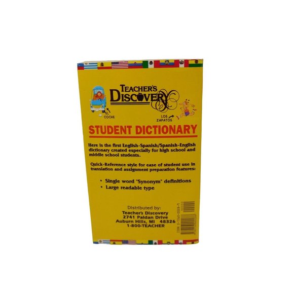 Websters Spanish English DICT Teacher's Discovery Staff - Picture 7 of 7